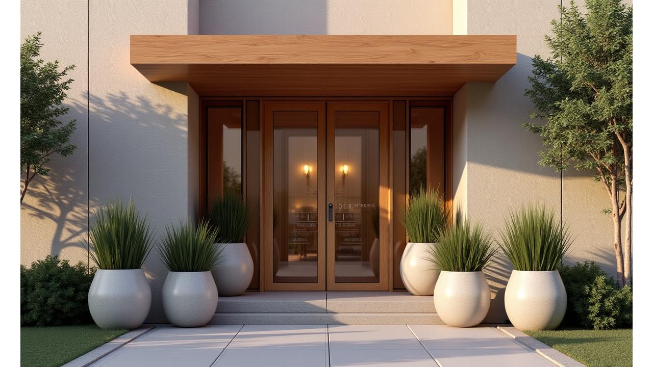 Fired Life Austin office exterior, with serene ceramic art in foreground, showcasing local presence.