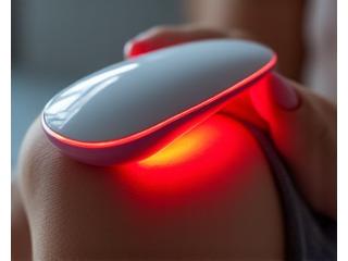 Ergonomic handheld red light therapy device